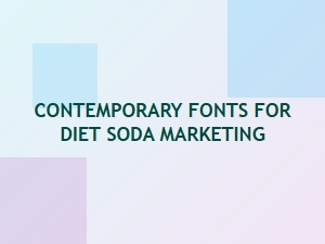 Contemporary Fonts for Refreshing Brand Identity